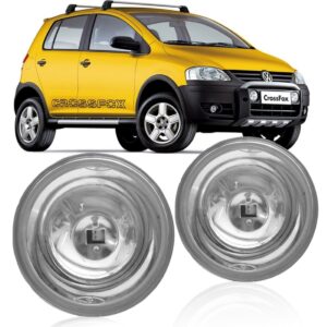 Farol Milha Parachoque Impulsão Fox Crossfox 1ª Linha Transparente