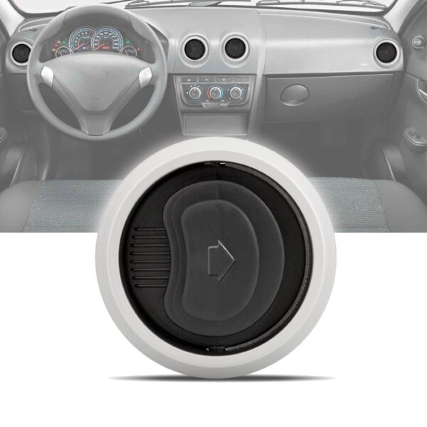 Saída De Ar Painel Celta Prisma 2008 09 10 2011 2012 Prata-