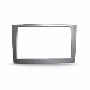 Moldura Dvd 2din Vectra Corsa Montana Meriva - Prata.