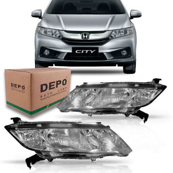 Farol Para Honda City 2014 2015 2016 2017 Manual 1ª Linha Direito/passageiro