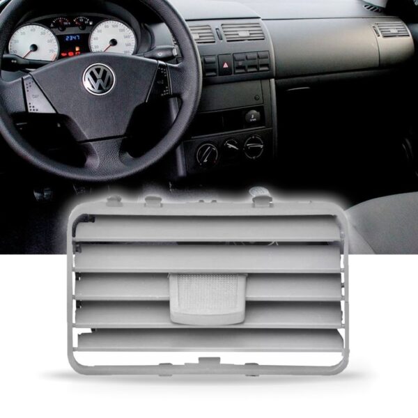 Aplique Tela Do Ar Condicionado Gol Saveiro Parati G3 Cinza