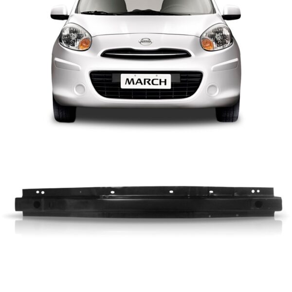 Alma Lamina Parachoque Dianteiro Nissan March 2011 12 13 14