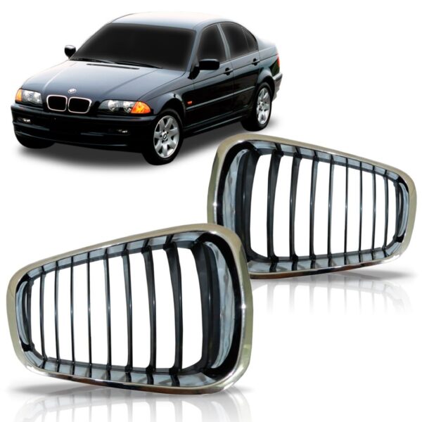 Tela Frontal Bmw Sedan Série 318 320 1998 1999 2000 2001 Lado Esquerdo