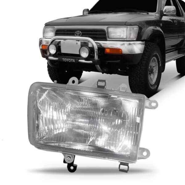 Farol Hilux Srv 2002 A 2004 Sw4 92 93 94 95 1ª Linha Esquerdo/motorista