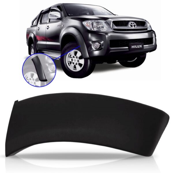 Alargador Moldura Parachoque Hilux Srv 2005 A 2010 2011 Lado Direito