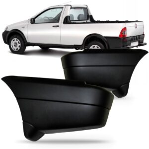 Polaina Ponteira Parachoque Para Strada Working 1999 A 2002 Lado Direito