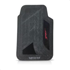 Tapete Automotivo Pvc Com Carpete Universal Modelo Sport Preto