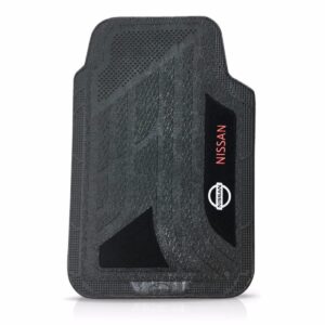 Tapete Nissan Livina Grand Livina X Gear Pvc Logo Bordado Preto