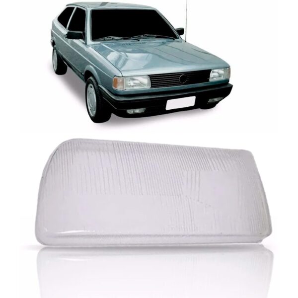 Lente Farol Para Volkswagen Gol 1991 1992 1993 A 1995 Vidro Lado Esquerdo