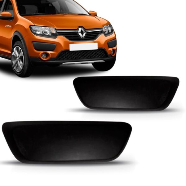 Moldura Parachoque Dianteiro Sandero Stepway 2014 A 2019 Lado Esquerdo