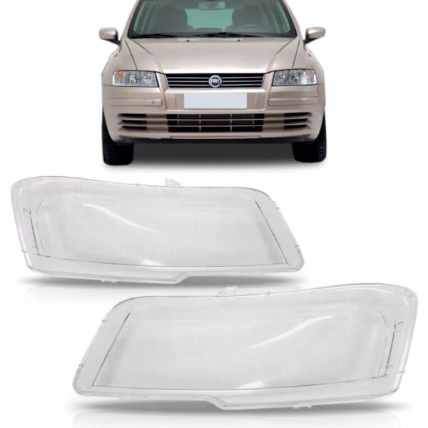 Lente Farol Stilo 2003 04 05 06 07 08 09 10 11 12 2013- Lado Direito