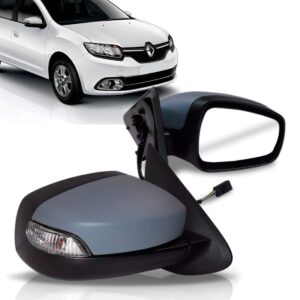 Retrovisor Sandero E Logan 2015 A 2017 Eletrico C/ Pisca Ld