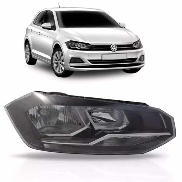 Farol Virtus 2018 2019 Friso Cromado Lado Direito