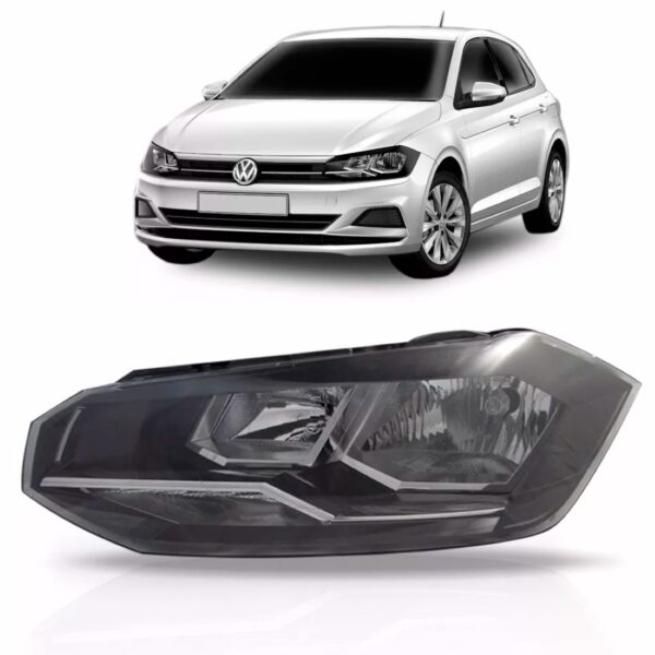 Farol Virtus 2018 2019 Friso Cromado Lado Esquerdo