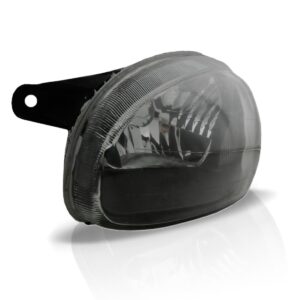 Farol Corsa Mascara Negra 2000 01 02 2003 A 10 Liso 1ª Linha Esquerdo/motorista