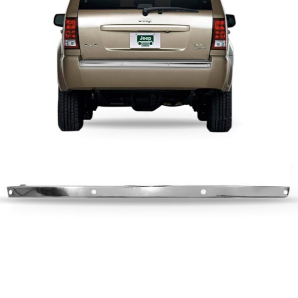 Friso Cromado Parachoque Traseiro Grand Cherokee 2005 A 2010