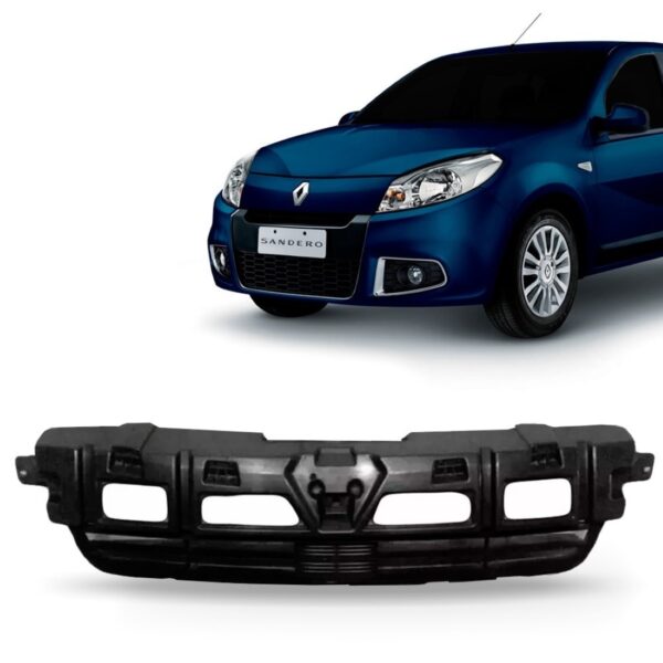 Grade Interna Radiador Sandero Ano 2012 2013 2014 Preta