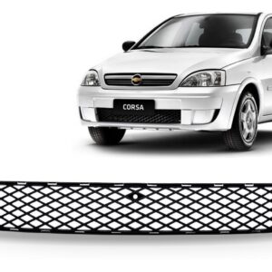 Tela Frontal Central Parachoque Corsa Montana 08 2009 10 11 Preto