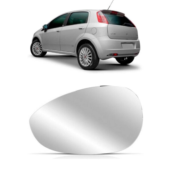 Espelholente Retrovisor Punto 2007 A 2017 C/ Base Le Esquerda