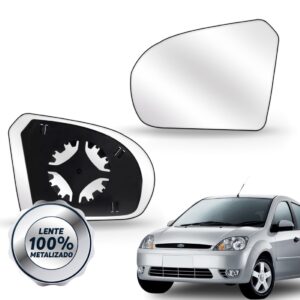 Espelho Retrovisor Fiesta 2003 A 2010 Ka 2008 A 14 C/base Le Esquerdo - Motorista