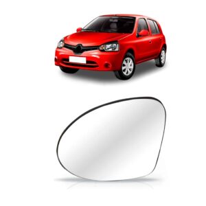 Lente Espelho Do Retrovisor  Para Clio 2013 A 2017 C/base Le