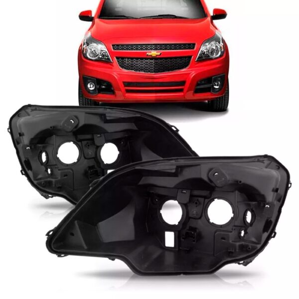 Carcaça De Farol Agile Montana 2010 2011 2012 2013- Lado Esquerdo