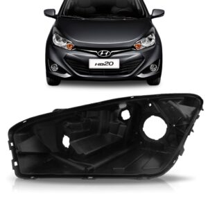 Carcaça De Farol Hb20 2012 2013 2014 2015 2016 Lado Esquerdo