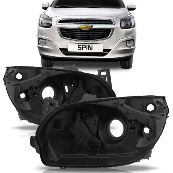 Carcaça De Farol Spin Lt Reg Manual 2012 A 2018 Lado Esquerdo