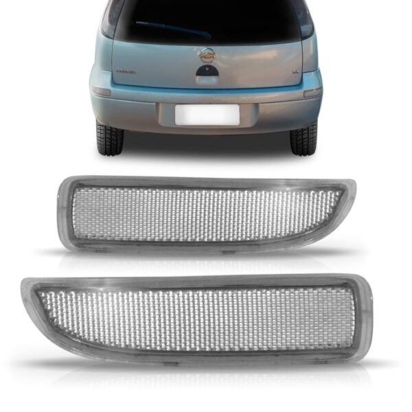 Lanterna Refletiva Corsa Hatch 2003 04 05 06 07 2008 Cristal Lado Esquerdo