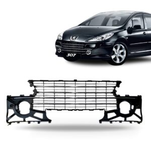 Grade Inferior Peugeot 307 Ano 2007 08 A 2012 Friso Cromado Preto