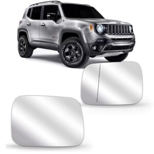Lente Retrovisor Jeep Renegade Com Base 2015 2016 2017 2018 Lado Direito