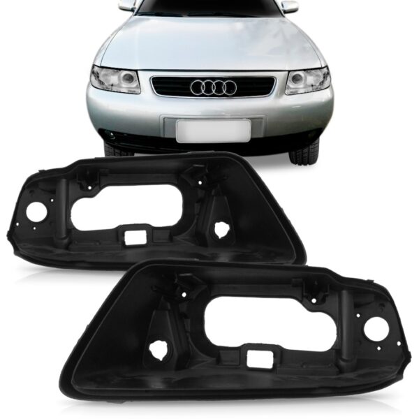 Carcaça De Farol Audi A3 2001 2002 2003 2004 2005 2006 Lado Esquerdo