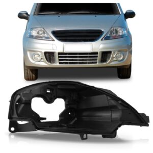 Carcaça De Farol Para Citroen C3 2003 2004 2005 2006 A 2012 Lado Direito