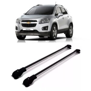 Travessa De Teto Gm Tracker 2001 A 2013 Aluminio Slim Prata Prateado