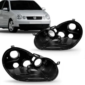 Carcaça De Farol Polo 2003 2004 2005 2006 Volks Lado Esquerdo