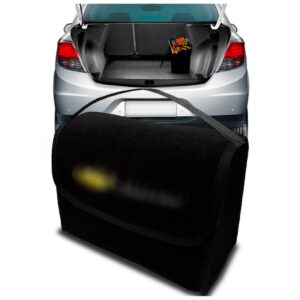 Bolsa Automotiva Porta Malas Onix Multiuso Carpete Preto