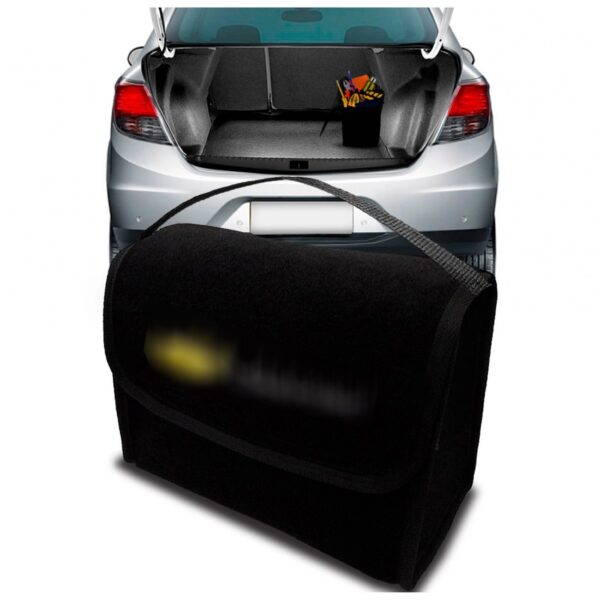 Bolsa Automotiva Porta Malas Onix Multiuso Carpete Preto