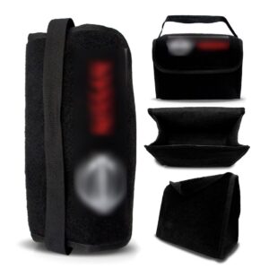 Bolsa Porta Mala Compatível Kicks 2013 2014 A 2025 Carpete Preto