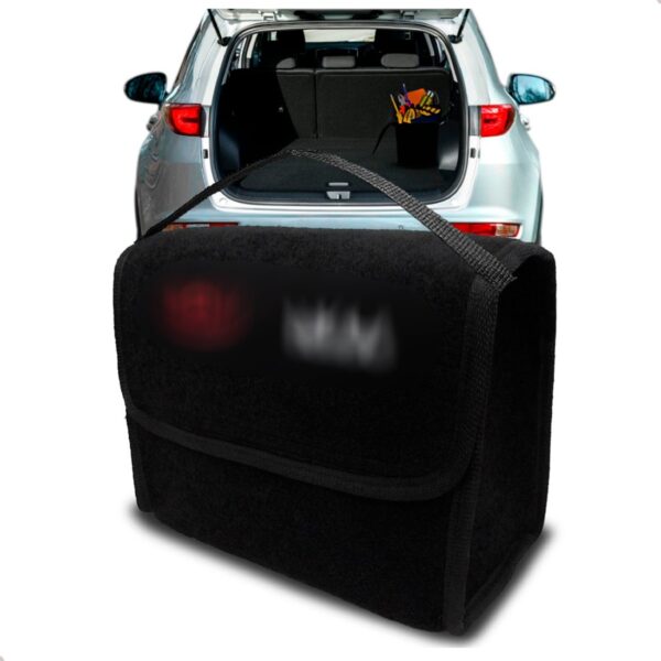 Bolsa Automotiva Porta Malas Soul Multiuso Carpete Cor Preto