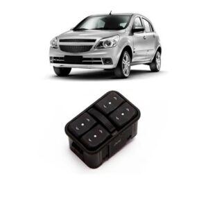 Interruptor Vidro Dianteiro Agile 2009 A 2014 Le Quadruplo