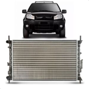 Radiador Ecosport 2008 09 10 11 2012 2.0 Com Ar Automática