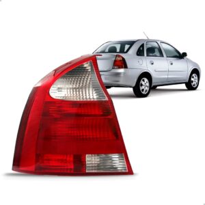 Lanterna Traseira Bicolor Corsa Sedan  2003 A 2007  Lado Esquerdo