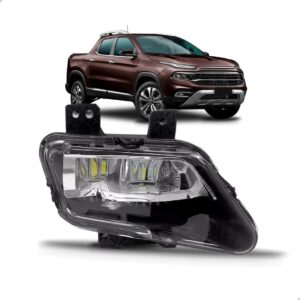 Farol Auxiliar Toro 2022 2023 2024 Com Led 1ª Linha - - Esquerda Motorista