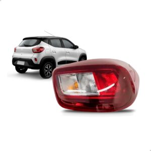 Lanterna Traseira Para Renault Kwid 2022 2023 Bicolor C/ Led Lado Direito