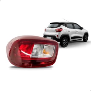 Lanterna Traseira Para Renault Kwid 2022 2023 Bicolor C/ Led Lado Esquerdo
