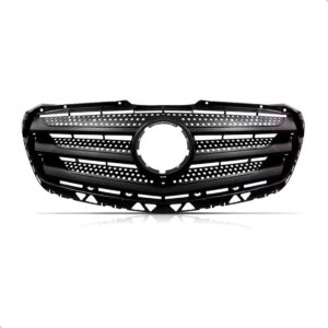 Tela Frontal Radiador Sprinter 17 18 2019 Preta Sem Moldura Fosco