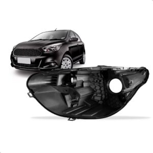 Carcaça Farol Dianteiro Para Ford Ka 2019 2020 2021 2022 Lado Direito