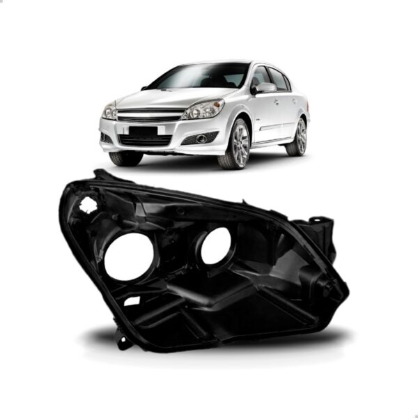 Farol Carcaça Vectra 2009 2010 2011 1ª Linha Direito/passageiro