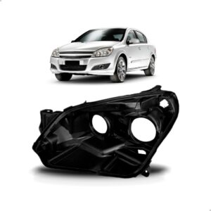 Farol Carcaça Vectra 2009 2010 2011 1ª Linha Direito/passageiro