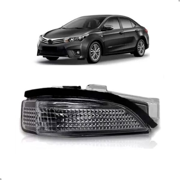 Lente Pisca Retrovisor Corolla 2014 A 2019 Externo Lado Direito